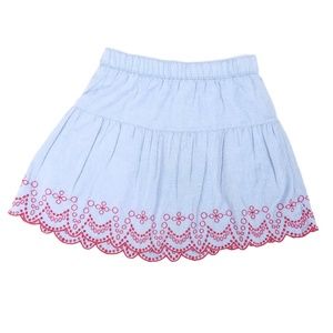 Vineyard Vines Embroidered Flounce Skirt Lined XXS